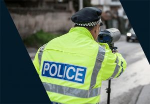 Image of a motoring offence police officer
